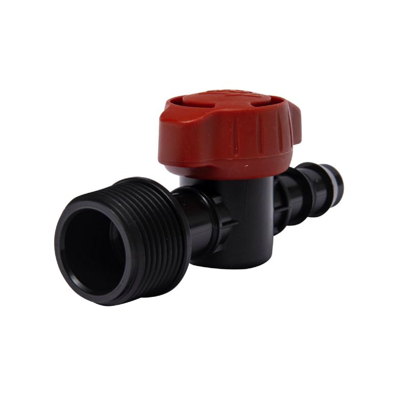 Lot De 3 Robinets D’Arrêt Pour Tuyau D’Arrosage – Raccord Rapide 3/4” Avec Valve – Contrôle De Débit