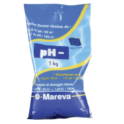 Réducteur de pH en poudre éco-dose (1Kg) Mareva