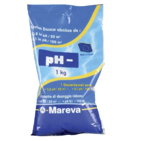 Réducteur de pH en poudre éco-dose (1Kg) Mareva