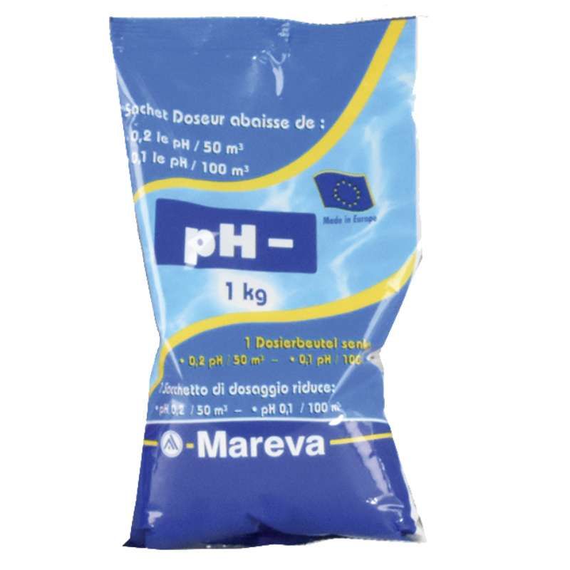 Réducteur de pH en poudre éco-dose (1Kg) Mareva