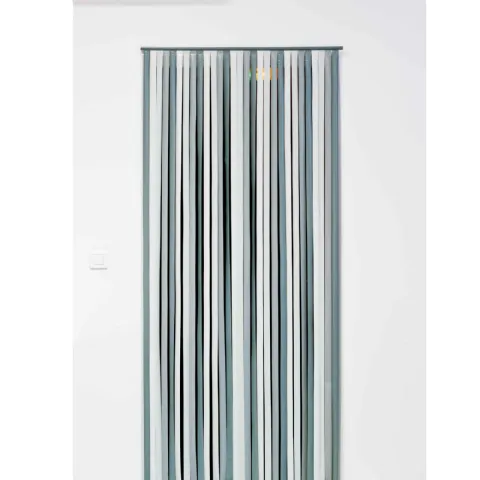 Rideau de porte 90x200cm coloris gris