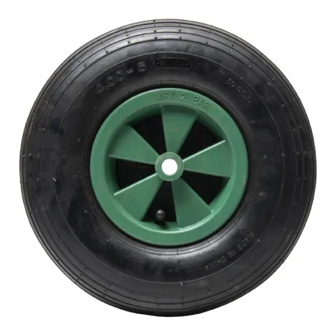 Roue gonflable verte Werkapro (325x85) Alésage 16mm