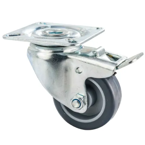 Roulette pivotante Tente 50 mm avec frein