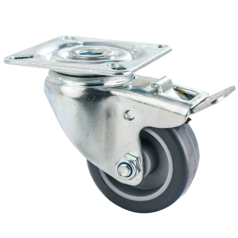 Roulette pivotante Tente 50 mm avec frein