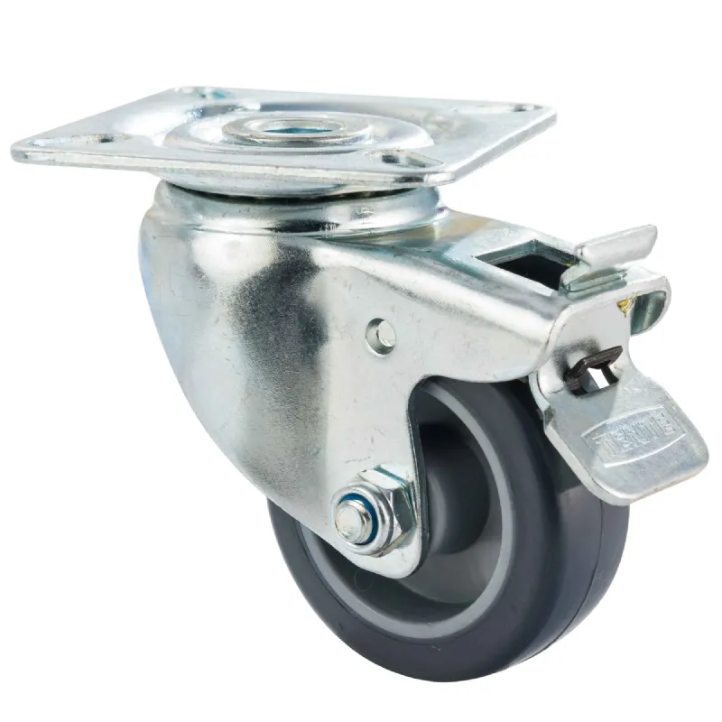 Roulette pivotante Tente 50 mm avec frein
