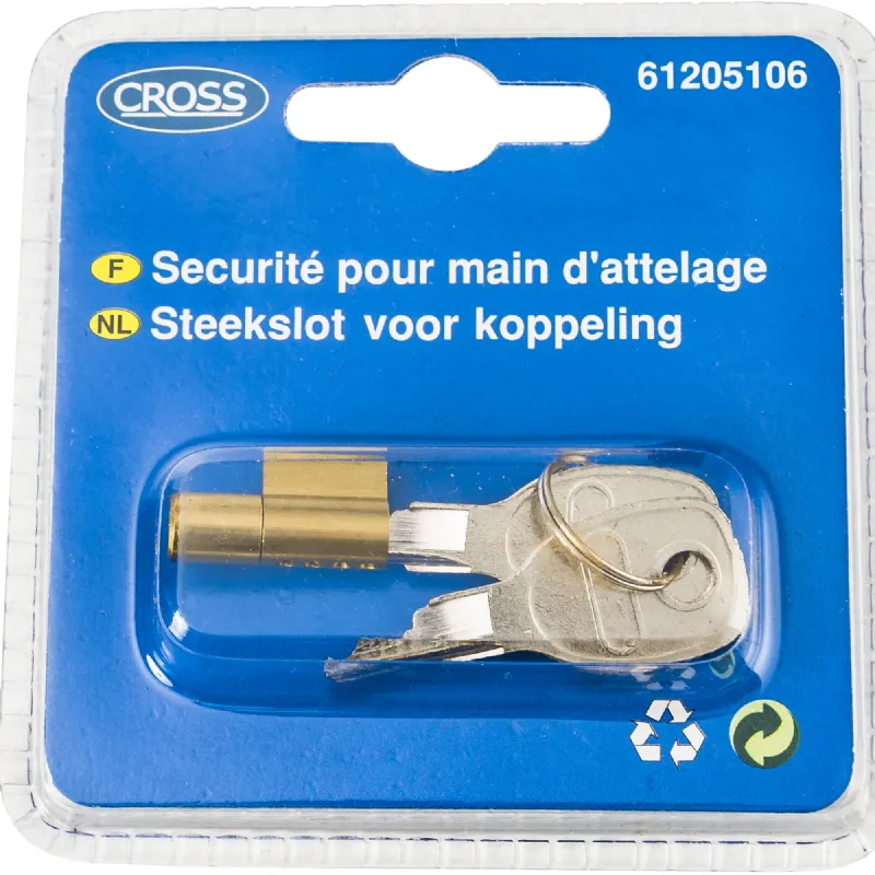 Serrure anti vol de sécurité pour tête d'attelage