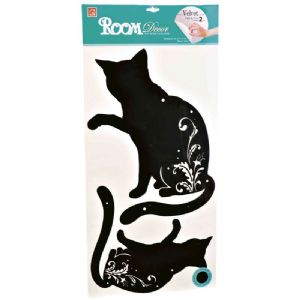 Sticker décoratif chats