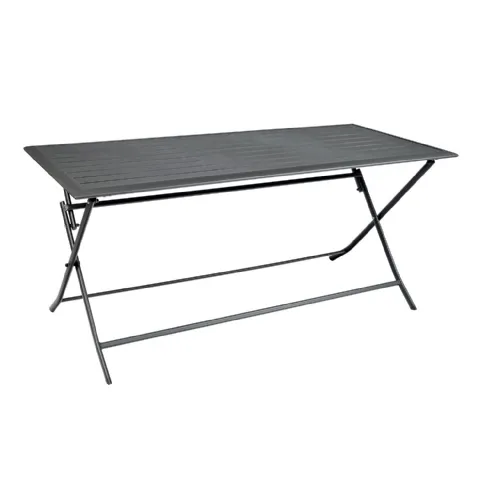 Table pliante alu l 160-p,70-h 75cm