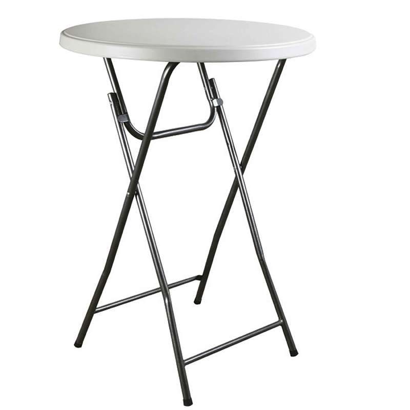 Table pliante ronde H 110 cm