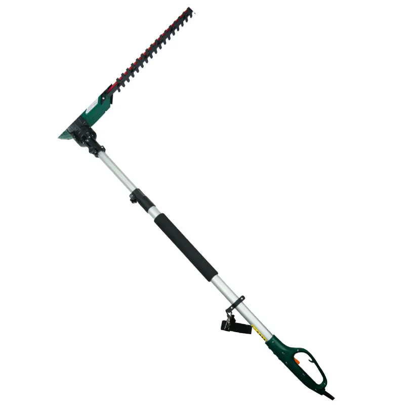 Taille-haie électrique manche télescopique et tête orientable (450watts) Werkapro