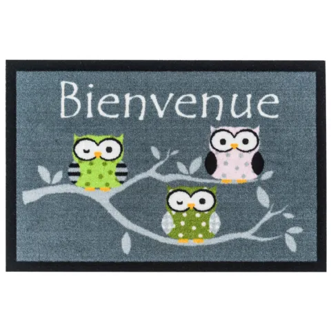 Tapis absorbeur chouette de 40 x 60 cm
