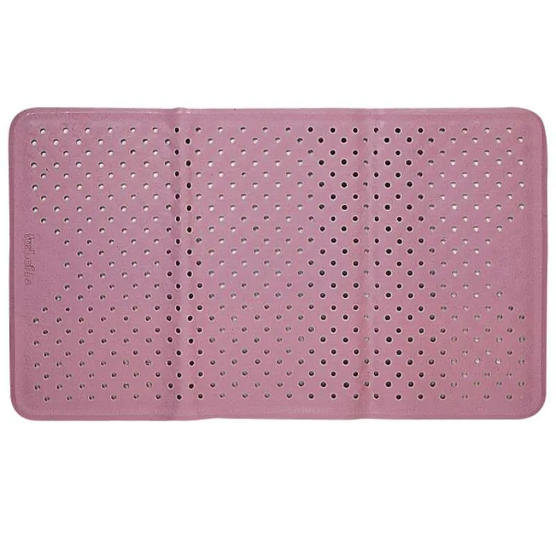 Tapis de bain rectangulaire.
