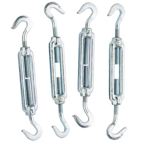 Tendeur à cage 8mm acier zingué 4 pcs