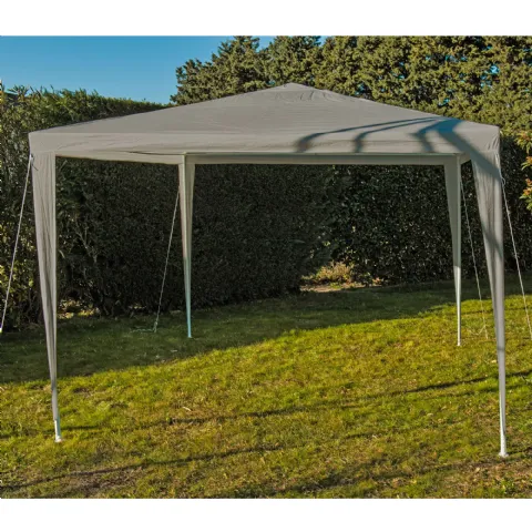 Tente de réception couleur taupe (3x3m) Werkapro