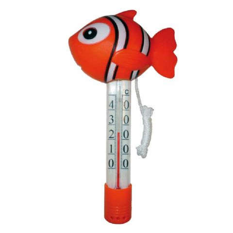 Thermomètre piscine poisson clown rouge