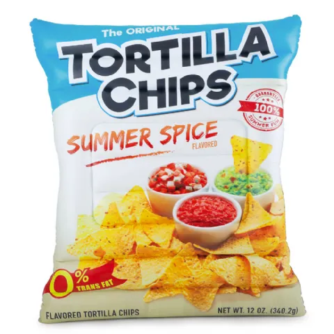 Matelas de piscine paquet de tortilla chips