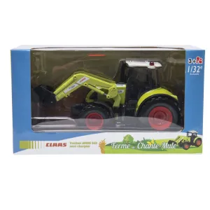 Tracteur avec pelle mecanique