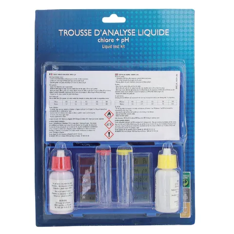 Trousse analyse chlore - brome + pH