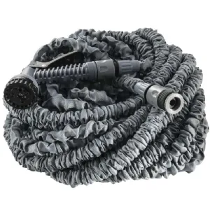 Tuyau 50m extensible gris + pistolet