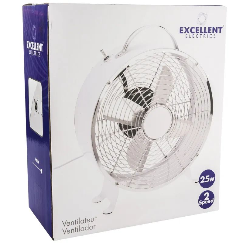 Ventilateur de table blanc 25w