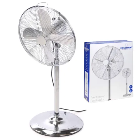 Ventilateur sur pied chromé Ø40cm
