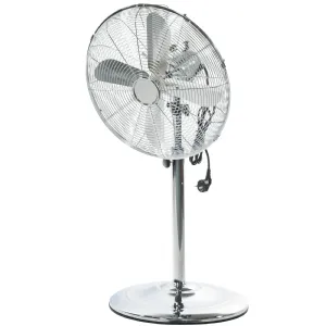 Ventilateur sur pied chromé Ø40cm