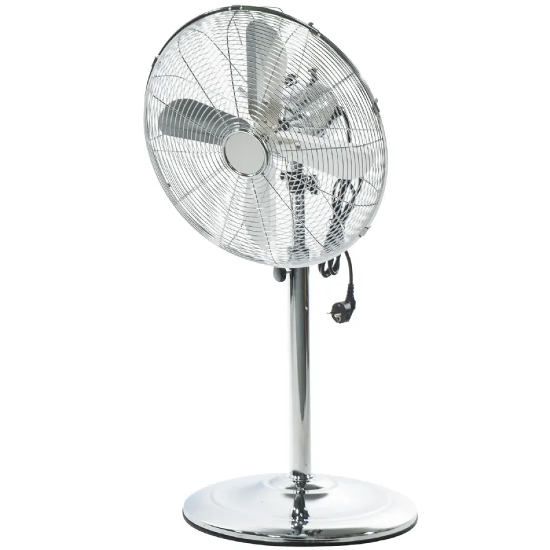 Ventilateur sur pied chromé Ø40cm