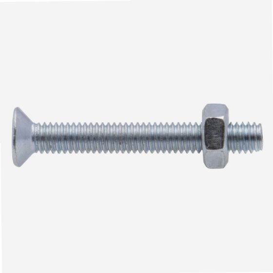 Lot De 10 Vis à Agglo Fixpro, Tête Fraisée TX, Acier Zingué 5x50 Mm - Neuf