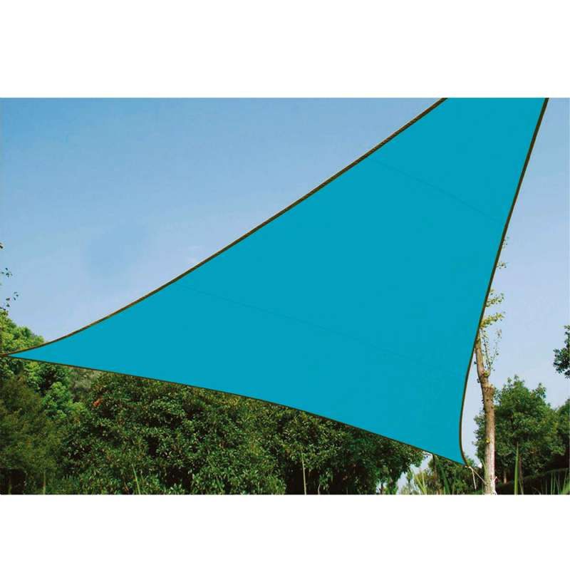 Voile d ombrage triangle azur 3,6m x 3,6m