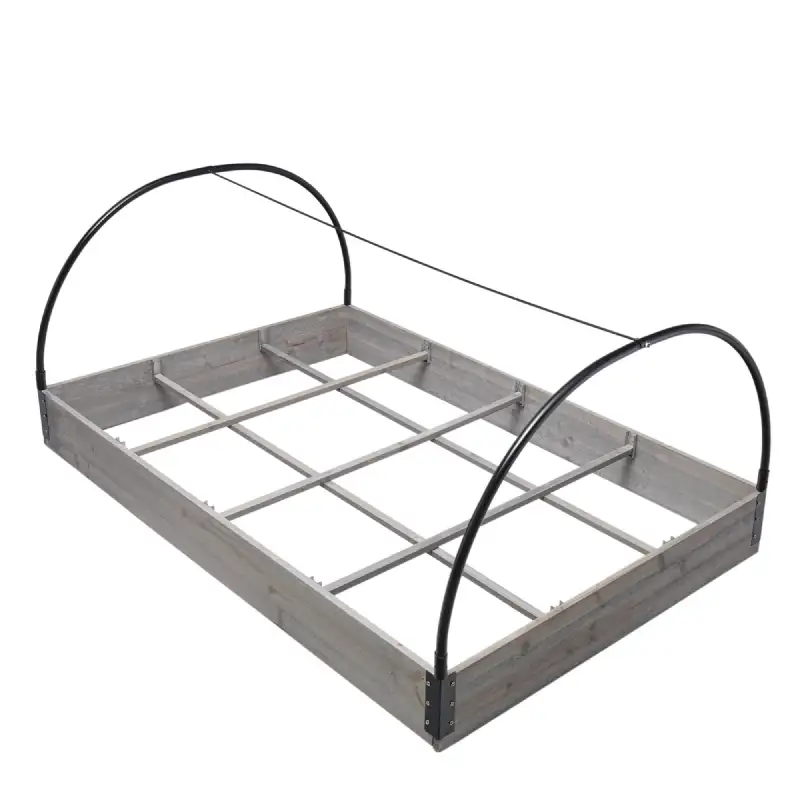 Carré de potager bois et serre WERKA PRO (120x80x50cm)