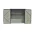 Abri jardin métal 1,3m² (1.47x0.86 h1.34m) WERKA PRO
