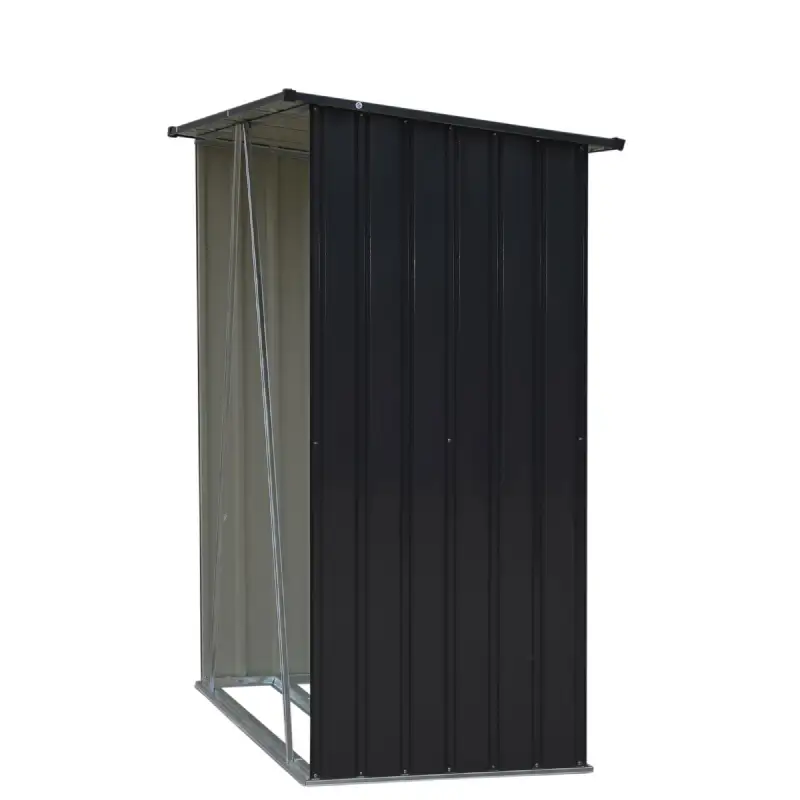 Abri range bûches métal (1,63 x 0,89 H 1,54 m)