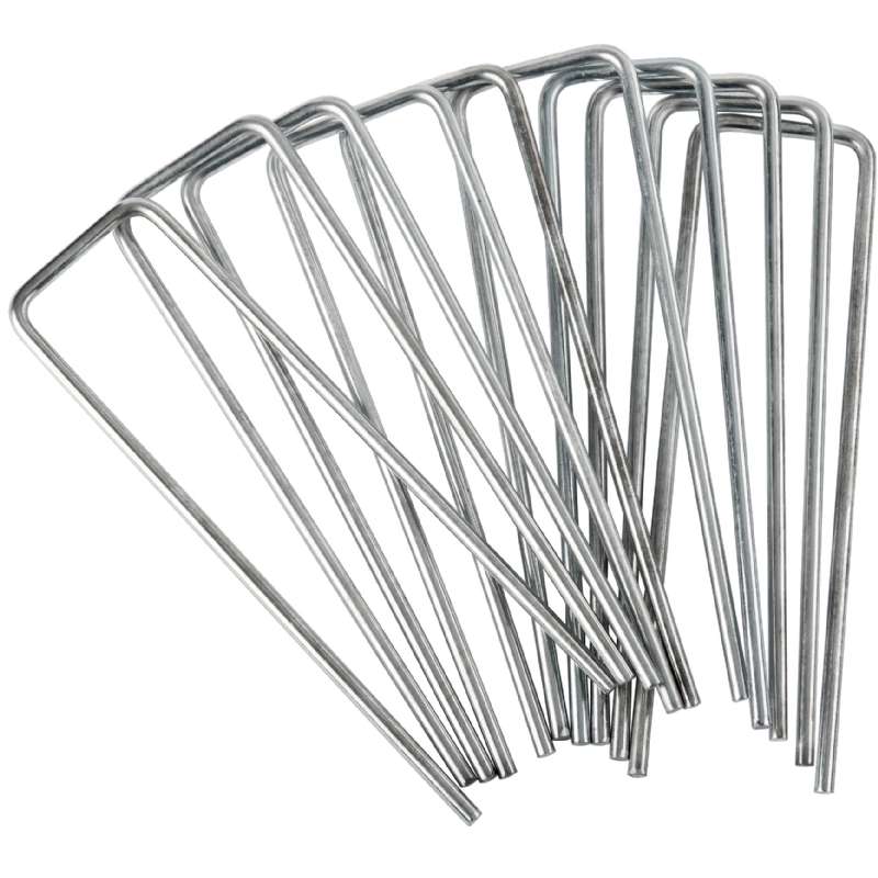 Lot de 10 Agrafes métalliques galvanisées Werkapro (15x4cm)