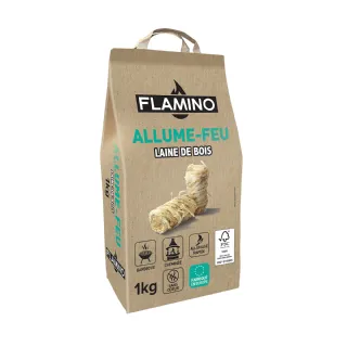 Allume-feu laine de bois 1kg