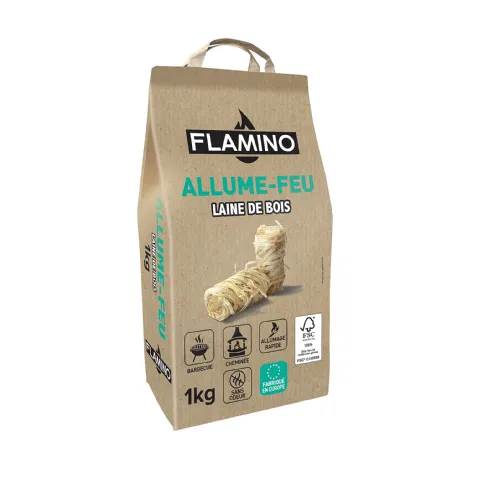 Allume-feu laine de bois 1kg