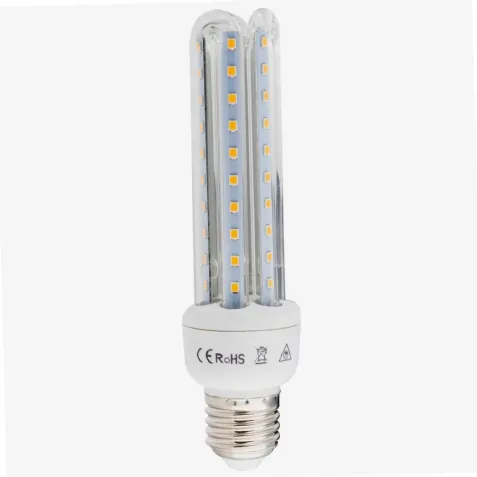 Ampoule led 3 tubes e27 14w blanc/chaud