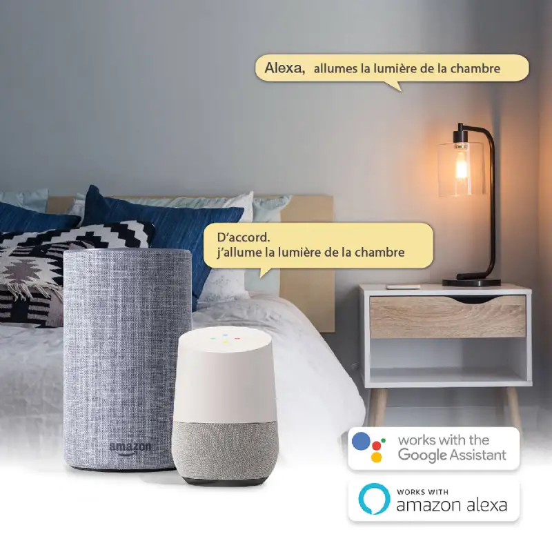 Ampoule LED 9w e27 - Wi-Fi + Bluetooth