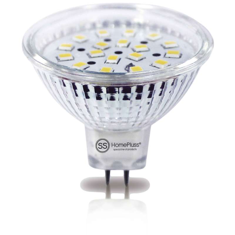Ampoule led spot mr16 4,6w blanc chaud - Homepluss - 4,99€ Ampoule led spot mr16 4,6w blanc chaud