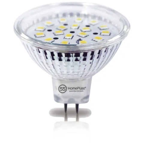 Ampoule led spot mr16 4,6w blanc chaud