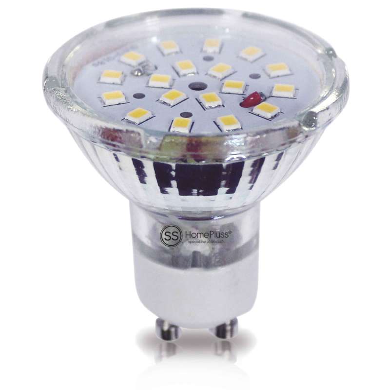 Ampoule led spot gu10 4.6w blanc chaud