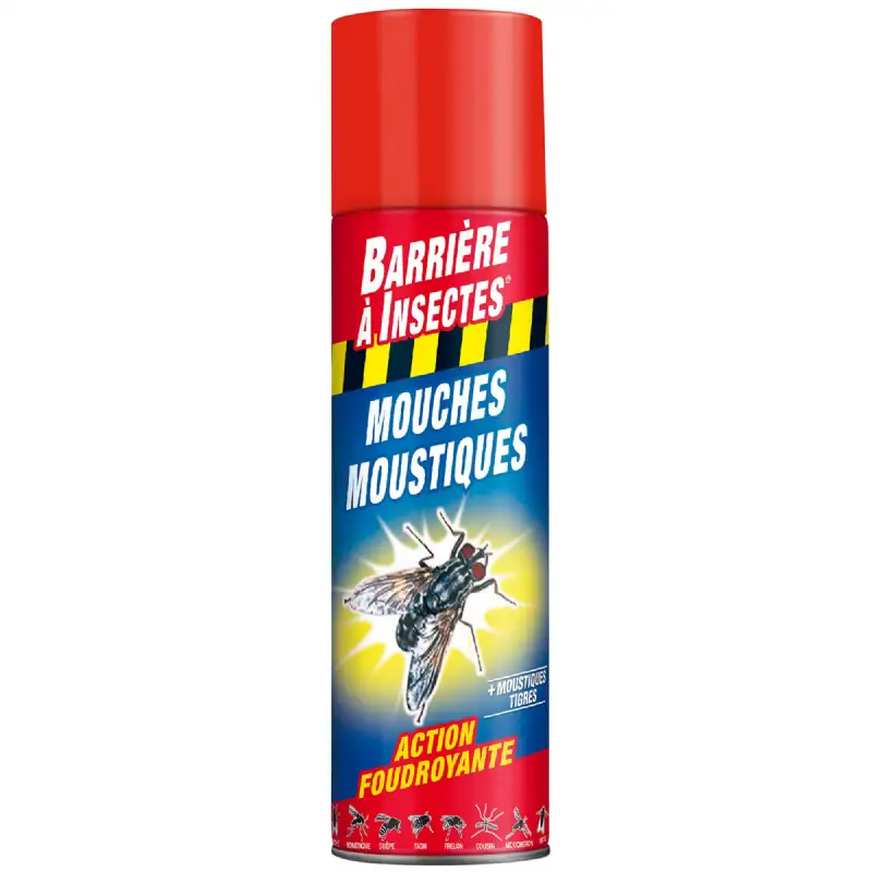 Anti mouche/moustique action foudroyante