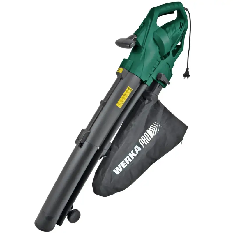 Aspirateur souffleur broyeur de feuilles WERKA PRO 3000w