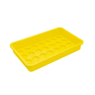 Bac à semis jaune 38 x 24 x 6cm
