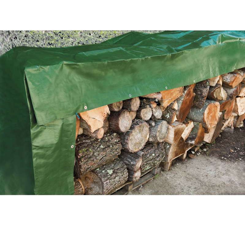 Bâche à bois 240 g/m² verte Werkapro