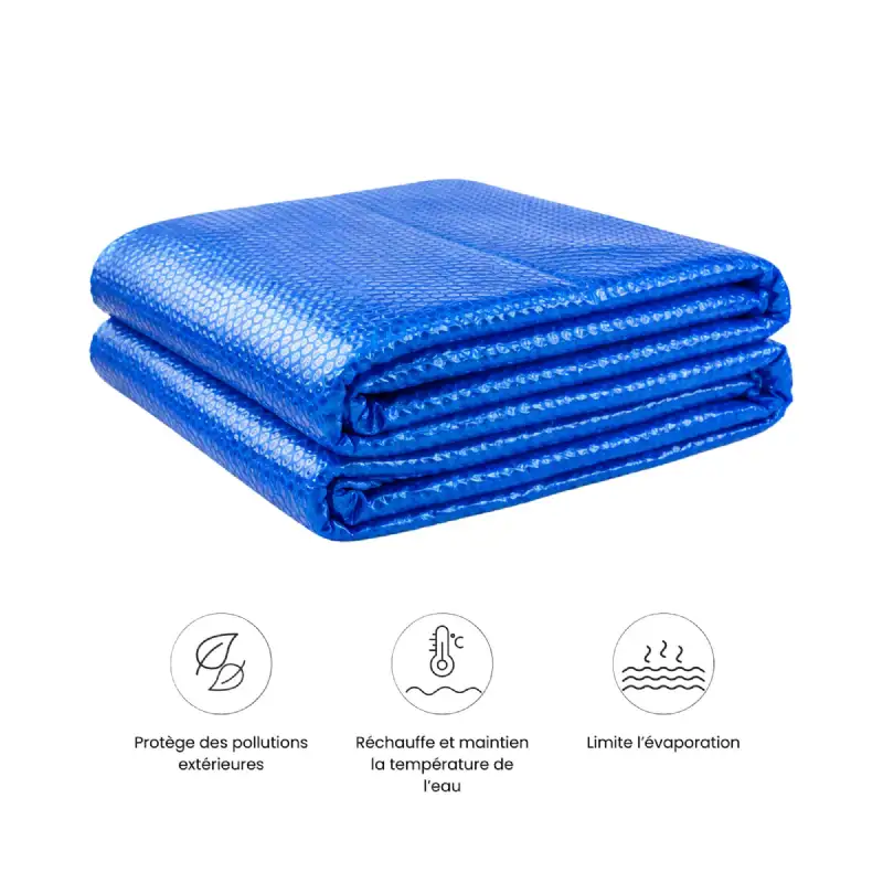 Bâche à bulles pour piscine rectangulaire 180 microns - WERKA PRO