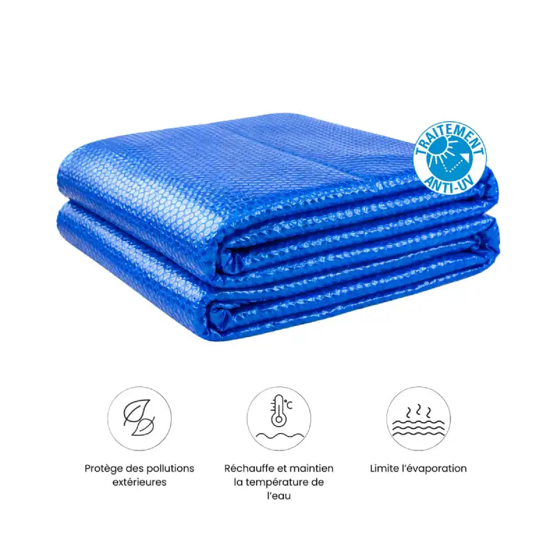 Bâche à bulles pour piscine ronde 180 microns- WERKA PRO