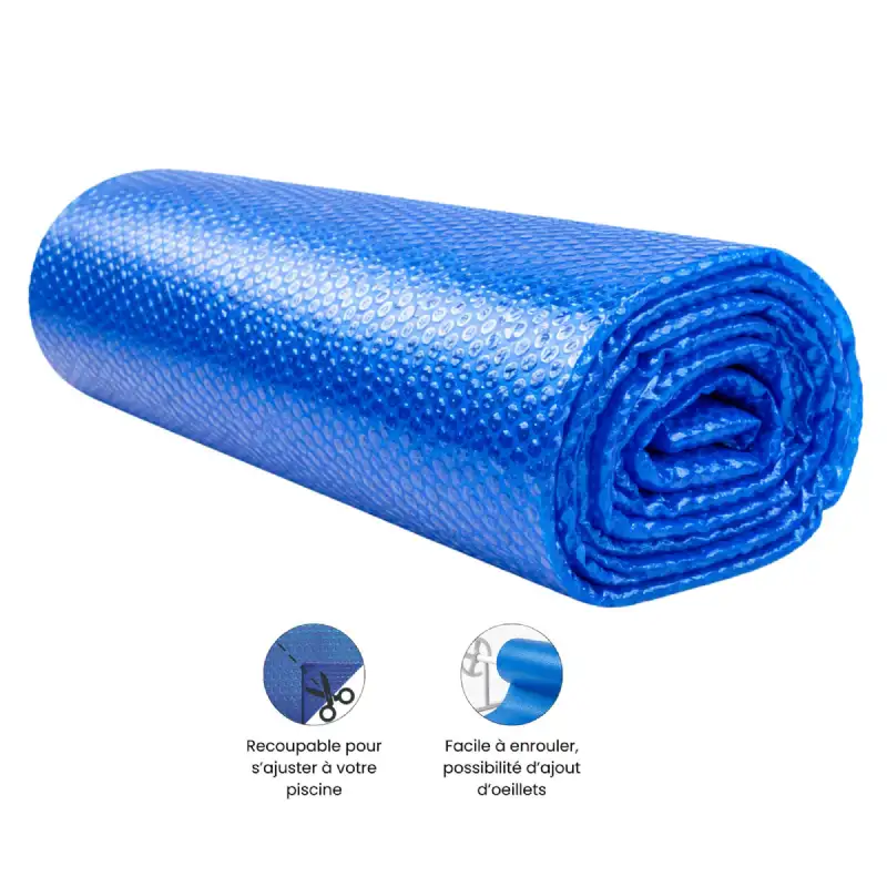 Bâche à bulles pour piscine rectangulaire 120 microns WERKA PRO