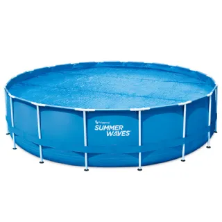 Bâche à bulles pour piscine ronde Summer-Waves