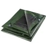 Bâche multifonctions noire et verte  240 g/m² WERKA PRO