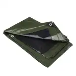 Bâche multifonctions noire et verte  240 g/m² WERKA PRO